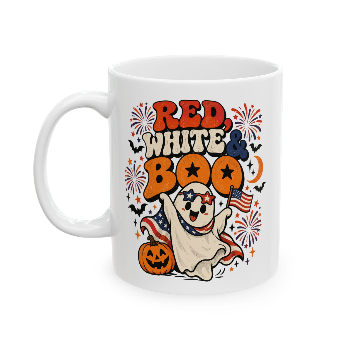 Red White & Boo Mug
