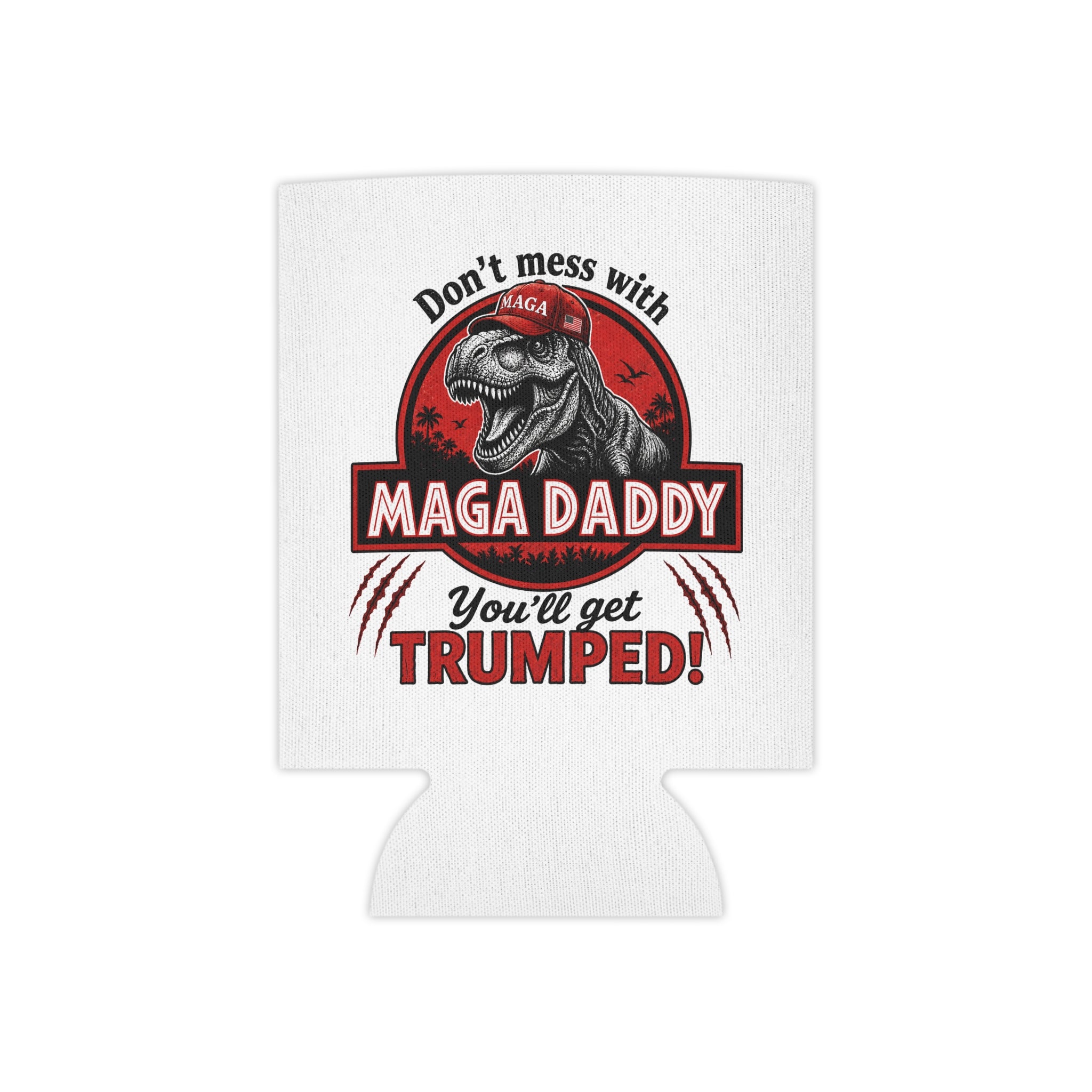 Can Cooler - 'MAGA Daddy' Patriotic Dad Can Koozie