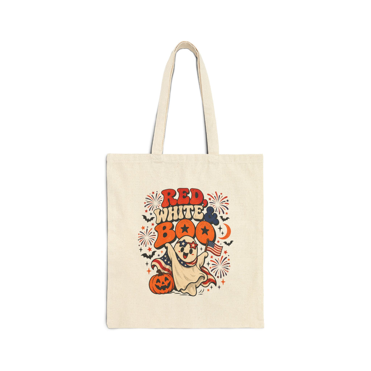 Red White & Boo Tote Bag