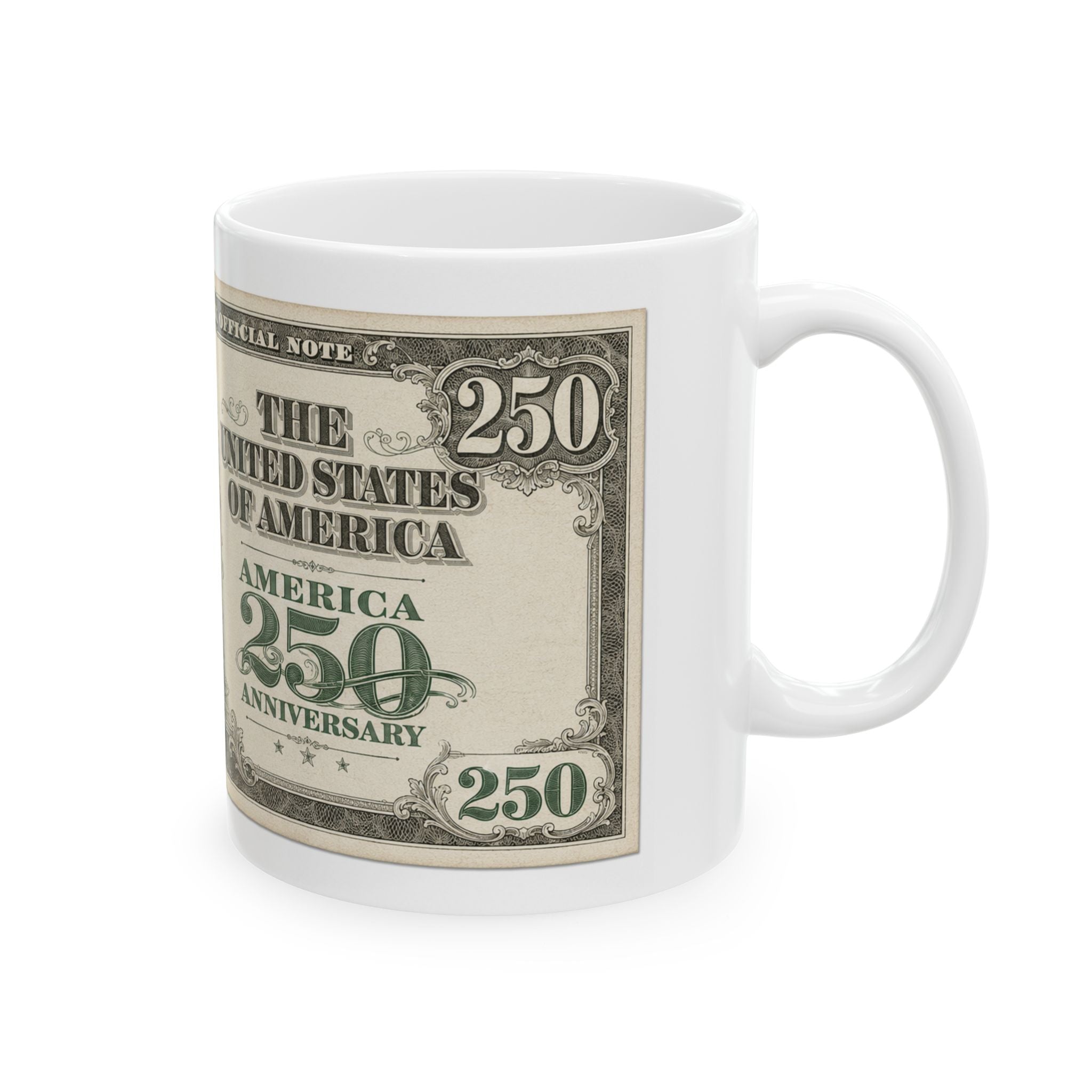 "250th Anniversary Bill" Mug