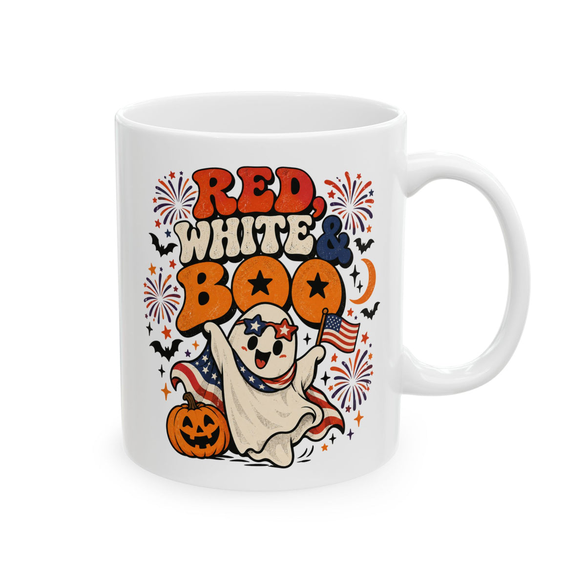 Red White & Boo Mug