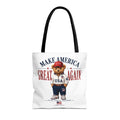Make America Great Again Patriotic Teddy Bear Tote Bag