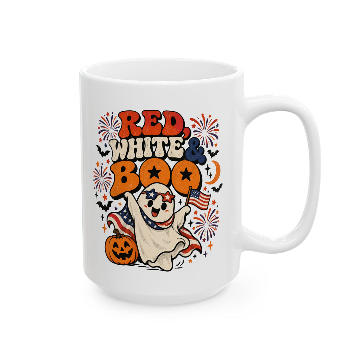 Red White & Boo Mug