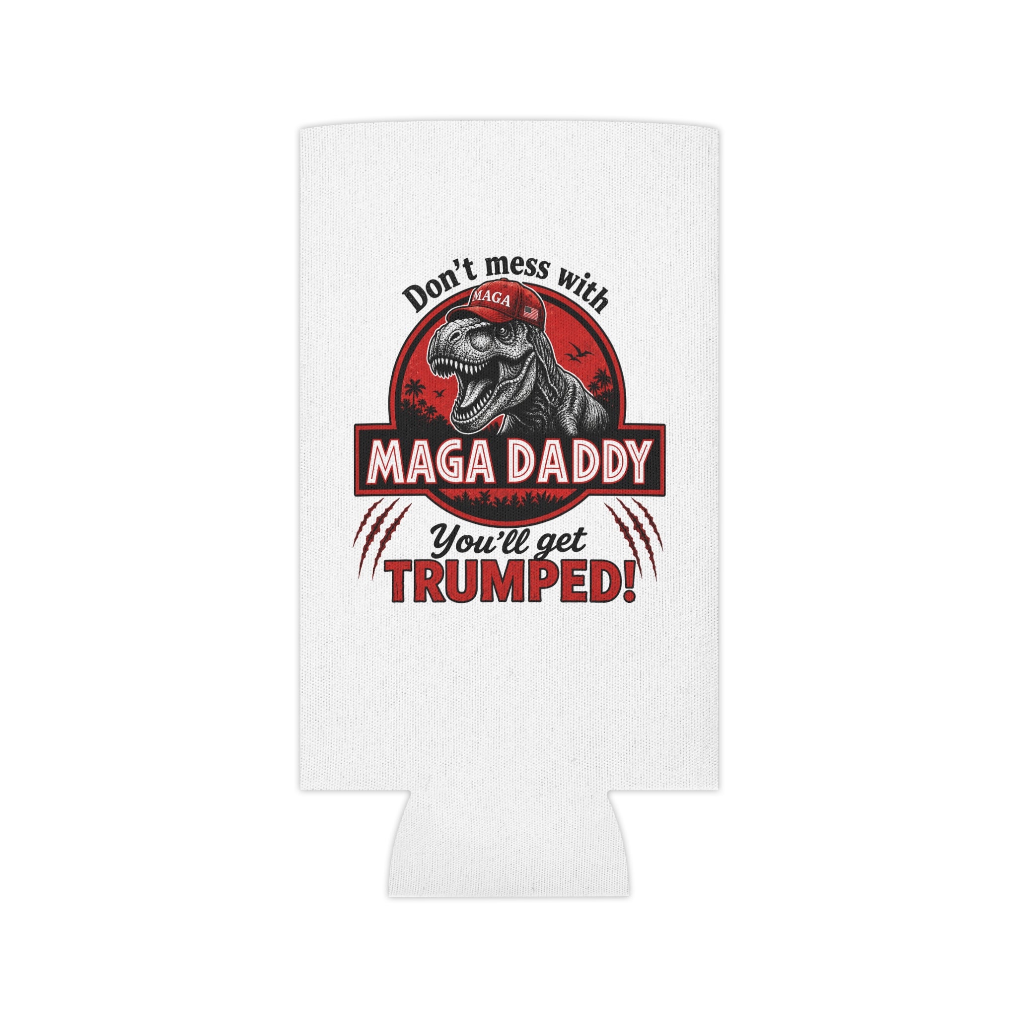 Can Cooler - 'MAGA Daddy' Patriotic Dad Can Koozie