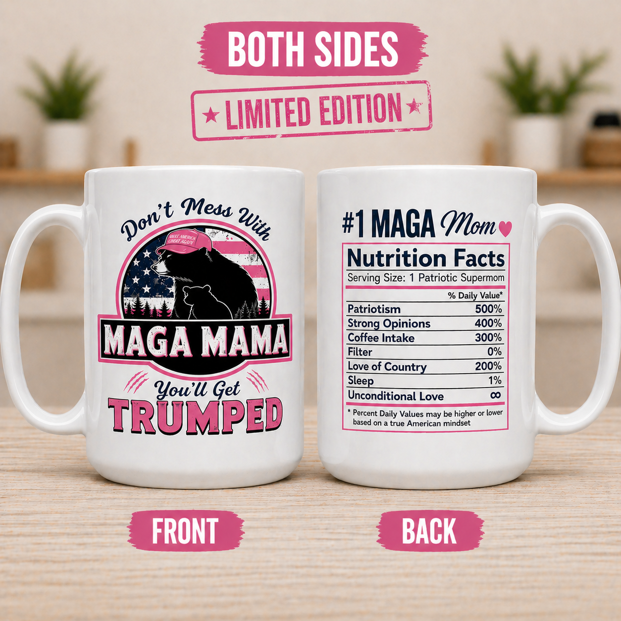 "MAGA MAMA" Mug Pink